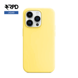 iPhone 14 Pro Max- Silicone Canary Yellow (jaune), Liquid (version Magsafe)