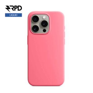 iPhone 15 Plus - Silicone Case pink, Liquid (Magsafe-Version)