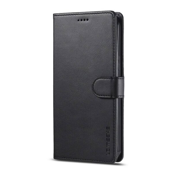 Samsung Galaxy S21 Ultra - LC.IMEEKE Wallet case with 3 card slots & magnetic closure, black - Image 2