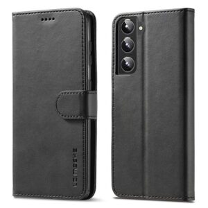 Samsung Galaxy A52 4G / A52 5G / A52s (2021) - LC.IMEEKE Wallet case with 3 card slots & magnetic closure, black