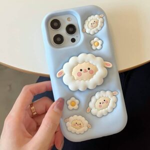 iPhone 12/12 Pro - Support pour mouton joyeux avec poignée intégrée