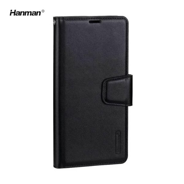 Samsung Galaxy A72 5G - Hanman Mill flip case with 3 card slots, black - Image 2