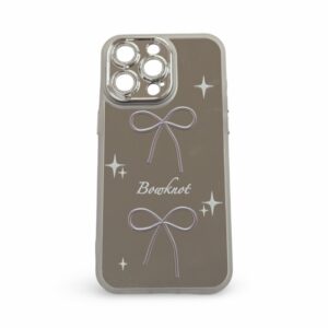 iPhone 15 Pro Max - Bowknot Backcase, silber