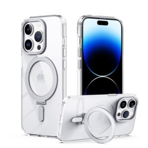 iPhone 13 Pro Max - Magsafe Stand Etui silber