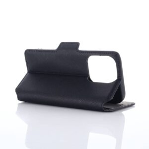 iPhone 7/8/SE 2020/SE 2022- Custodia Flip Muxma con tre slot per carte di credito nero