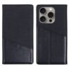 iPhone 16 - Muxma zwei Kartenfächer Flip Case schwarz