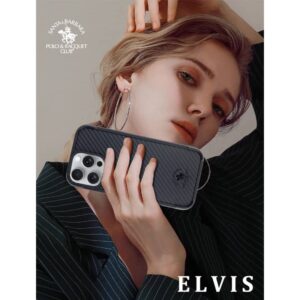 iPhone 16 Pro - Santa Barbara Polo & Racquet Club - Elvis Carbon-Style schwarz