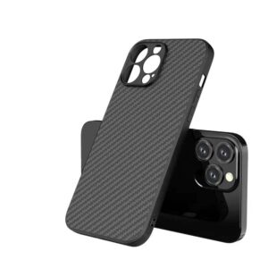iPhone 16 Pro - Carbon-Optik Etui, schwarz