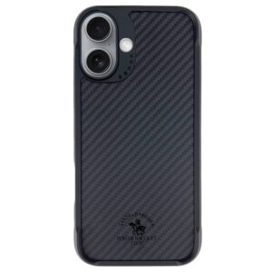 iPhone 16 - Santa Barbara Polo & Racquet Club - Elvis Carbon-Style schwarz
