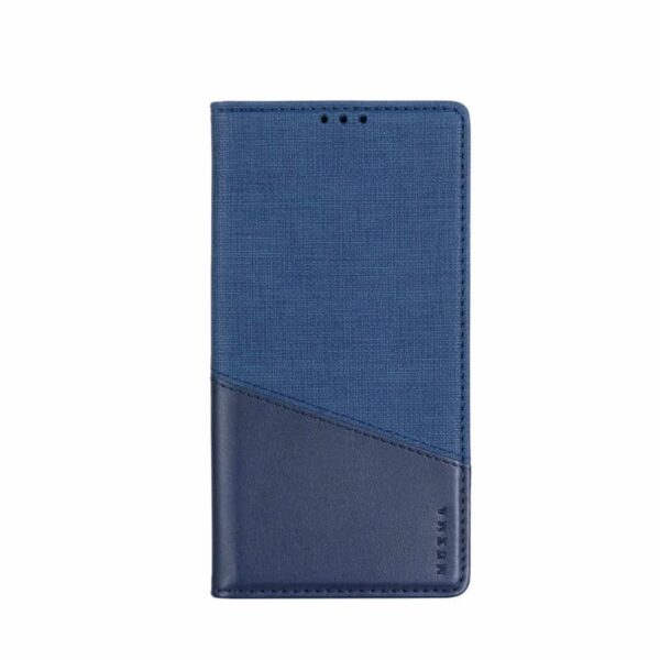 iPhone 16 Pro - Muxma zwei Kartenfächer Flip Case blau – Bild 7