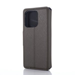 iPhone 7/8/SE 2020/SE 2022- Custodia Flip Muxma con tre slot per carte verde oliva scuro