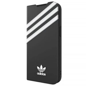 iPhone 13 - Custodia a libro Adidas nera - Custodia a fogli mobili