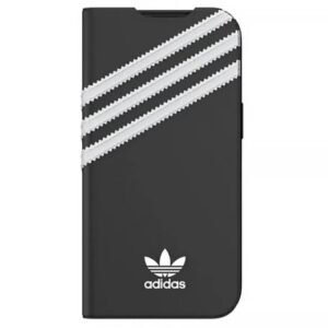 iPhone 13 - Custodia a libro Adidas nera - Custodia a fogli mobili