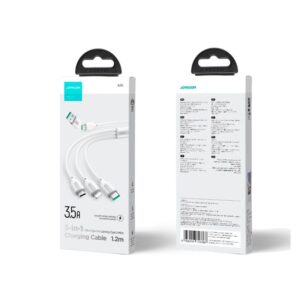 Joyroom A15 5in1 Multicharging Charging Cable 1.2m, weiss