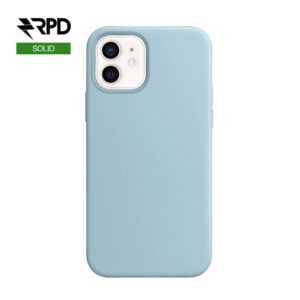iPhone 14 Pro - Étui silicone bleu ciel neuf, solide