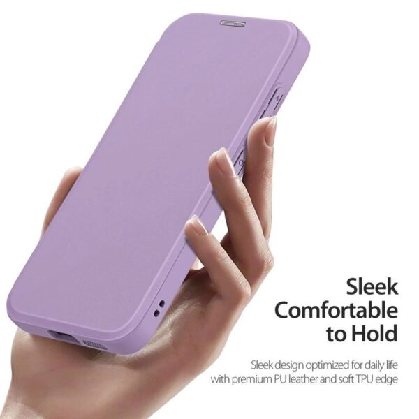 Samsung Galaxy S25 Ultra - Dux Skin X Pro Series con supporto ad anello a 360 gradi, viola - immagine 4