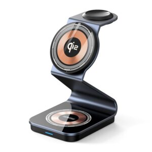 DUZZONA - W21 Qi2 3-in-1 Magnetischer Wireless Charger, schwarz