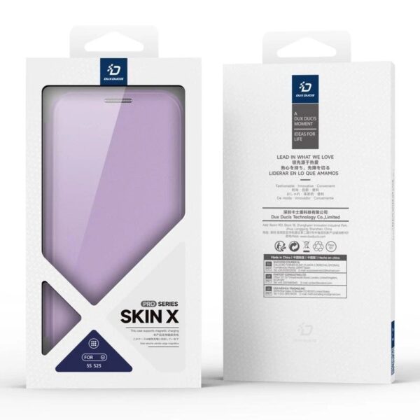 Samsung Galaxy S25 Ultra - Dux Skin X Pro Series con supporto ad anello a 360 gradi, viola - immagine 9