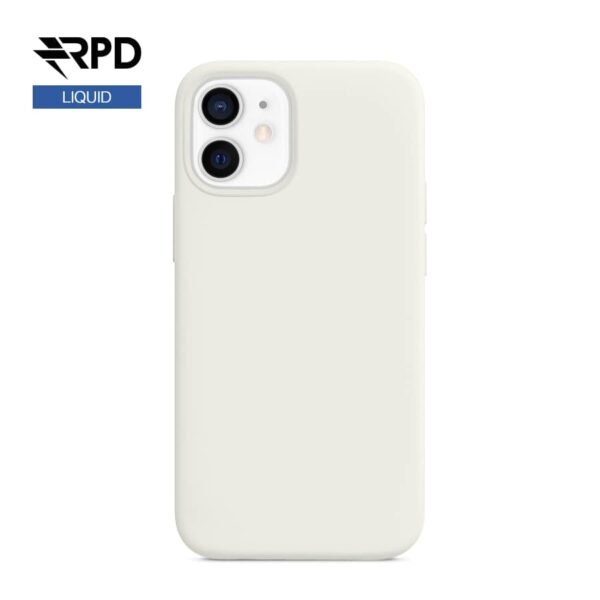 iPhone 12 / 12 Pro - Silicone Case White, Liquid (Magsafe version)