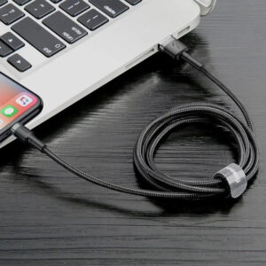 Cavo di ricarica Baseus da Lightning a USB-A - Cavo Cafule 300 cm, nero