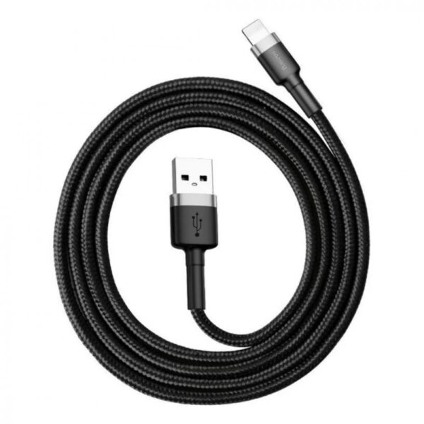 Baseus Ladekabel Lightning auf USB-A - Cafule Kabel 300cm, schwarz