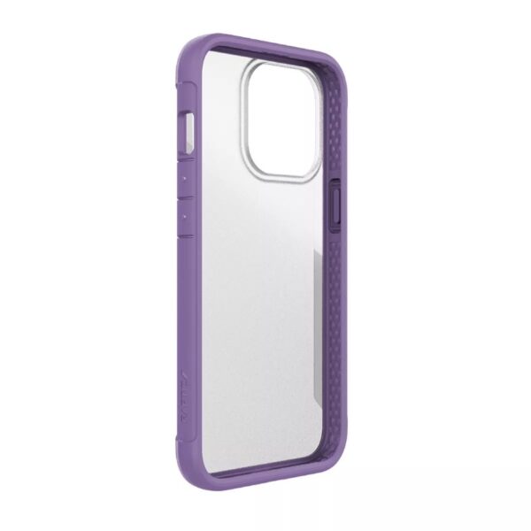 iPhone 13 Pro - Custodia Raptic/X-Doria Terrain - Impact Case, con cornice viola - immagine 4