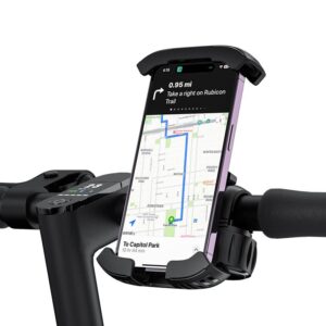 Baseus QuickGo Series - Support de téléphone portable pour vélo, noir (C40561500113-00)