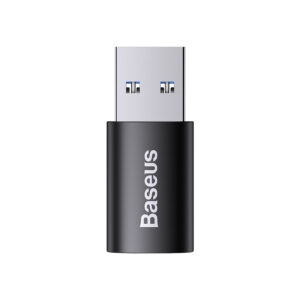 Baseus - Ingenuity Serie - Mini OTG Adapter USB 3.1 auf Typ-C, Schwarz (ZJJQ000101)