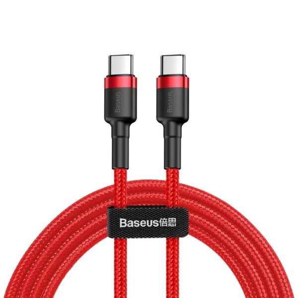 Baseus - Cafule - Type-C PD2.0 60W fast charging cable, 2m, red (CATKLF-H09)