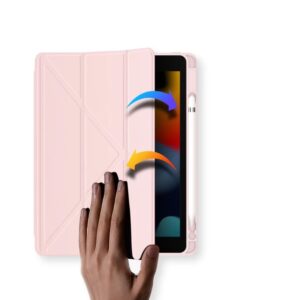 iPad 7/8/9 10.2 - Dux Ducis Magi Series, aufstellbares Flip-Etui, pink