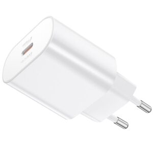 Hoco PD25W Charger (N22) - Hoco Ladestecker, Schnellladegerät aus Kunststoff, weiss