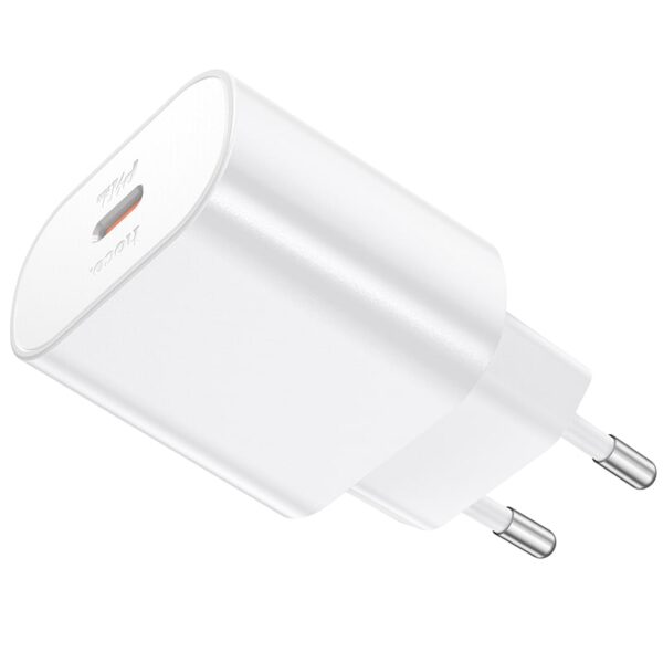 Hoco PD25W Charger (N22) - Hoco Ladestecker, Schnellladegerät aus Kunststoff, weiss – Bild 5