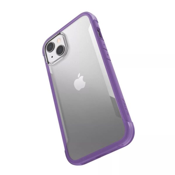 iPhone 13 - Raptic/X-Doria Terrain - Impact Case, mit violettem Rahmen – Bild 3