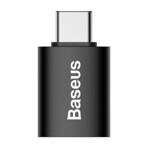 Baseus - Série Ingenuity - Mini adaptateur OTG type-C vers USB-A 3.1, noir (ZJJQ000001)