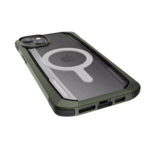 iPhone 14 Pro Max - Raptic Secure Backcase, verde oliva, design robusto in plastica per una protezione ottimale all'esterno