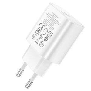 Hoco PD25W Charger (N22) - Hoco Ladestecker, Schnellladegerät aus Kunststoff, weiss