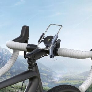 Baseus - PrimeTrip Serie - Magnetische Fahrrad Handyhalterung, Schwarz (C40569000121-00)