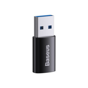 Baseus - Ingenuity Serie - Mini OTG Adapter USB 3.1 auf Typ-C, Schwarz (ZJJQ000101)