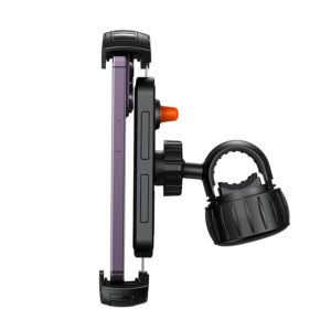 Baseus Serie QuickGo - Porta cellulare per bicicletta, nero (C40561500113-00)