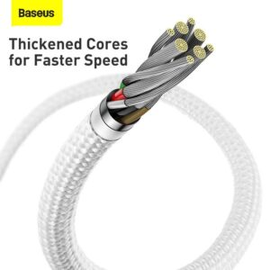 Baseus - Dynamic Series - Fast charging cable Type-C to iP, 20W 2m, White (CALD000102)