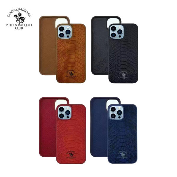 iPhone 13 - Custodia Santa Barbara Polo & Racquet Club Knight, rosso - immagine 2