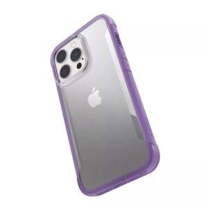 iPhone 13 Pro - Custodia Raptic/X-Doria Terrain - Impact Case, con cornice viola