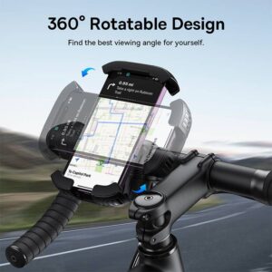 Baseus QuickGo Series - Bike cell phone holder, black (C40561500113-00)