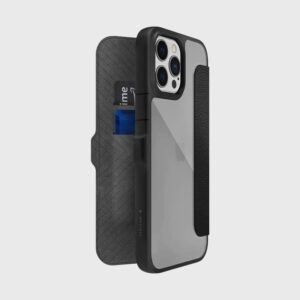 iPhone 14 - Raptic/X-Doria Urban Folio - Custodia Flip per esterni, nero