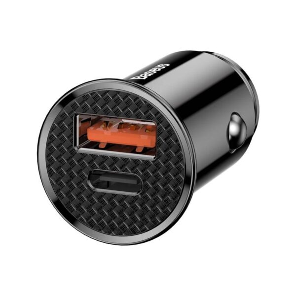 Baseus - Caricabatterie da auto, 30W PPS, nero (CCALL-YS01)