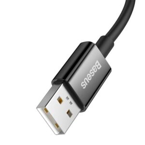 Baseus - Serie Superior (SUPERVOOC) - Cavo di ricarica rapida da USB a Tipo-C, 65W 1m, nero (CAYS000901)