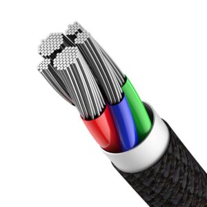 Baseus - High Density Fast Charging Cable Type-C to iP PD, 20W 2m, Black (CATLGD-A01)