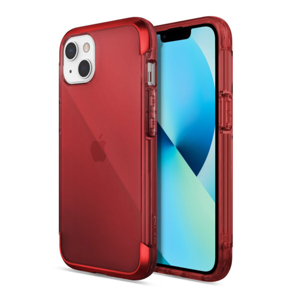 iPhone 13 - Raptic/X-Doria Defense Air Clear Case Red