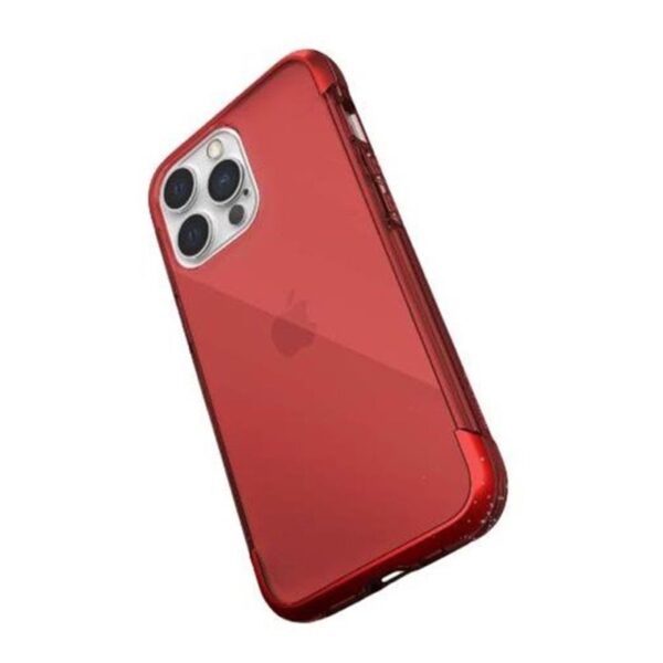 iPhone 13 - Custodia trasparente Raptic/X-Doria Defence Air rosso - immagine 3