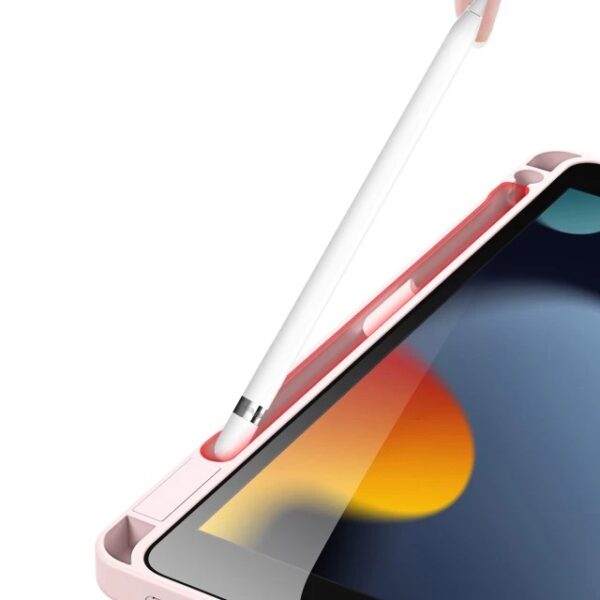 iPad 7/8/9 10.2 - Serie Dux Ducis Magi, custodia flip stand-up, rosa - immagine 8